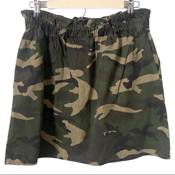 NWT Sadie & Sage Catch-Me Camo Elastic Waist Cotton Mini Skirt - Picture 3 of 7